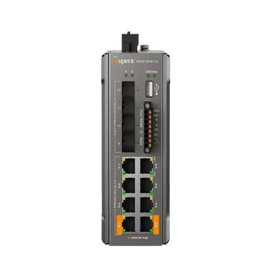 [SP5012FM-L2 V2] Switch PoE++ 2 portas RJ-45 PoE++ 10/100/1000 Base-T, 6 portas RJ-45 PoE+ 10/100/1000 Base-T e 4 slots SFP+ 10G Base-X