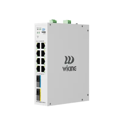 [WK-PCES310-1A1B-H] Switch Industrial 8x 1000Mbps PoE ports and 2x 1.25Gbps SC (1A1B)