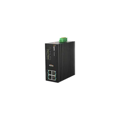 [SP3006F] Switch Industrial 4x 1000Mbps PoE 2x SFP Uplink