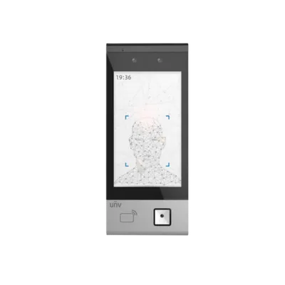 [OET-573B-HMQR-WR] Controle de Acesso Facial/QR Code 7" 50k Faces/Card