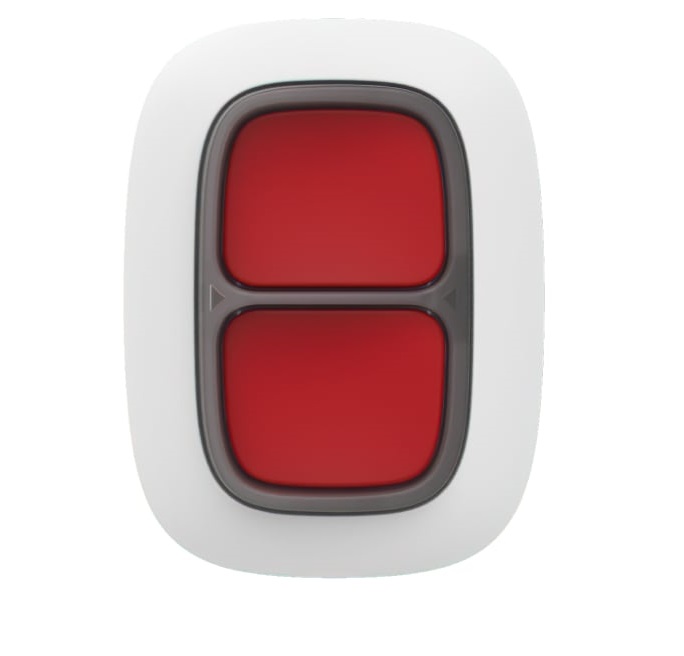 [127467.79.WH3] Botão Duplo - Ajax DoubleButton (9AU) BR cor: branca